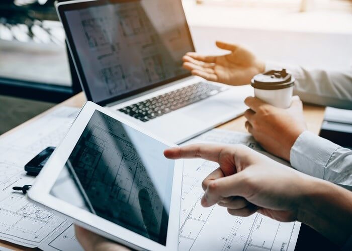 Architekten mit Software